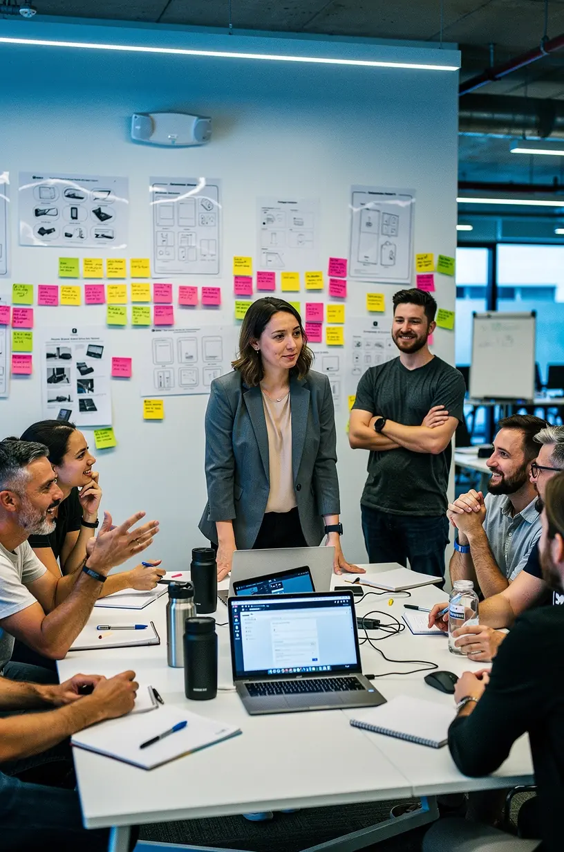 User-centered design principles for software usability and accessibility.