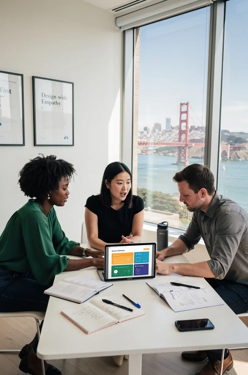 Professional team collaboration